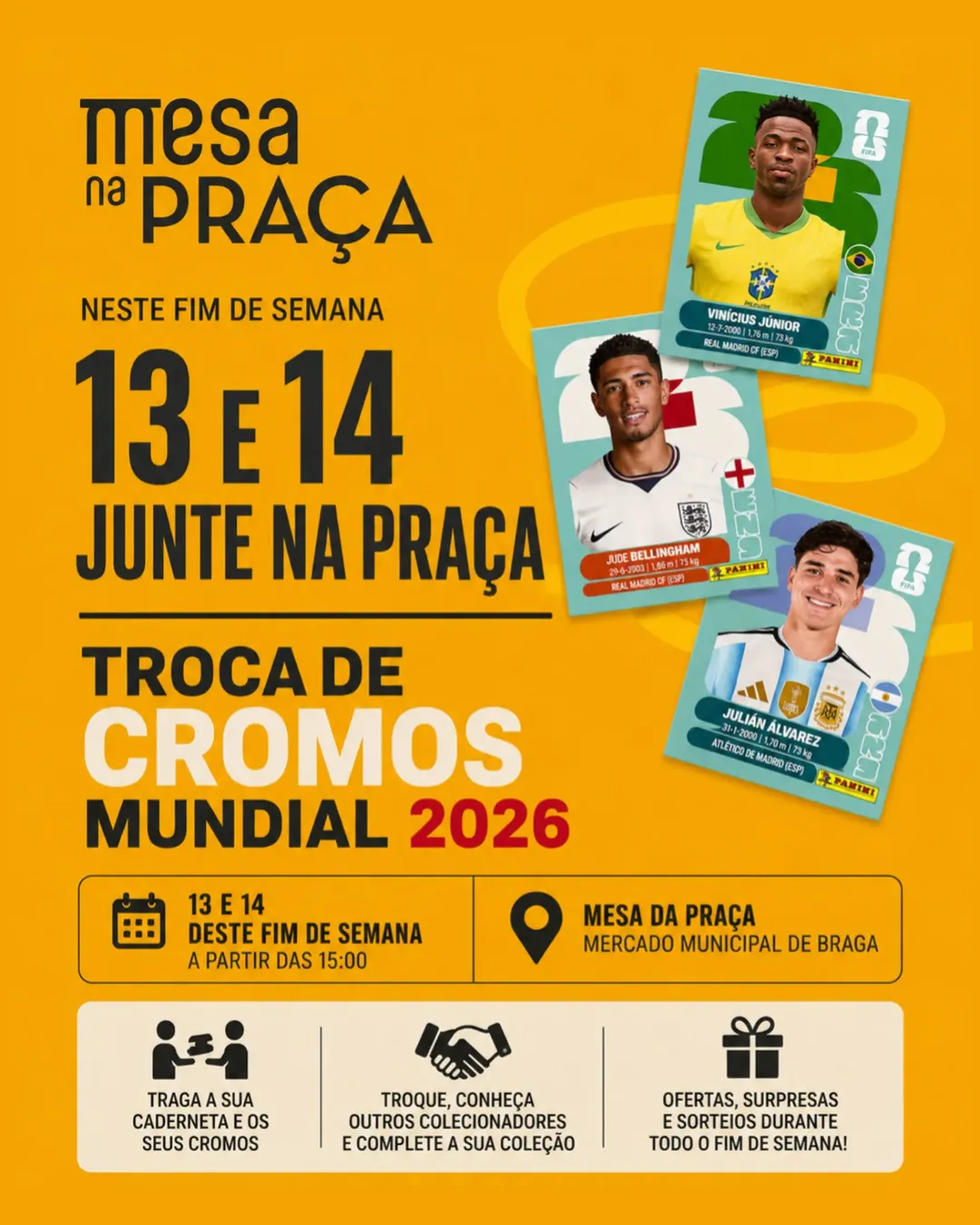 A febre dos cromos chegou á Praça!