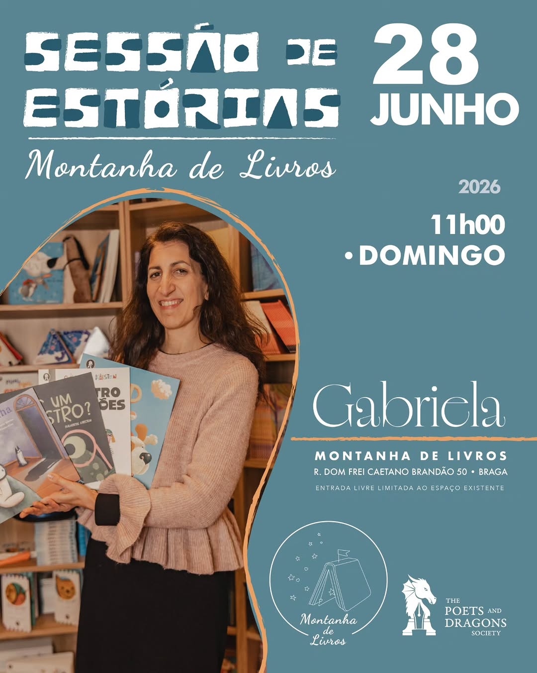 Sessão de estórias ao domingo