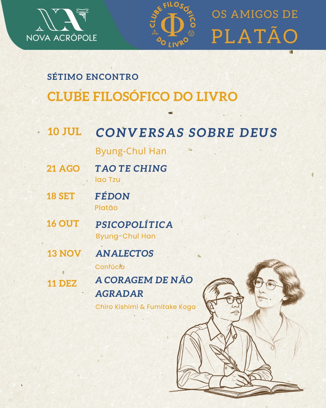 Os Amigos de Platão apresenta «Conversas sobre Deus»