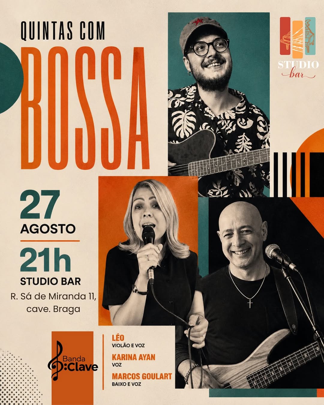 Banda Clave apresenta «Quintas com Bossa»