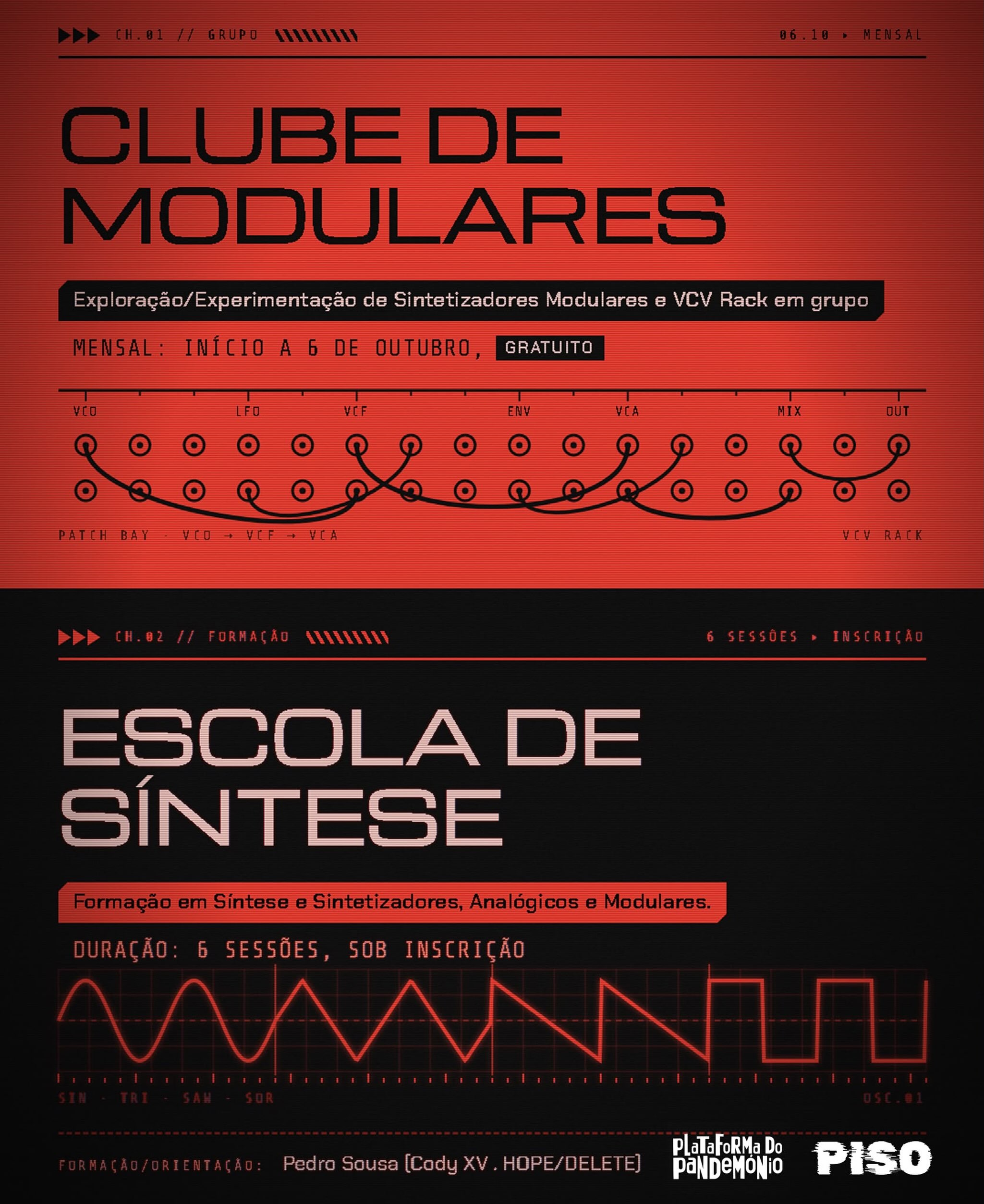 Pedro Sousa: Clube de Modulares e Escola de Síntese