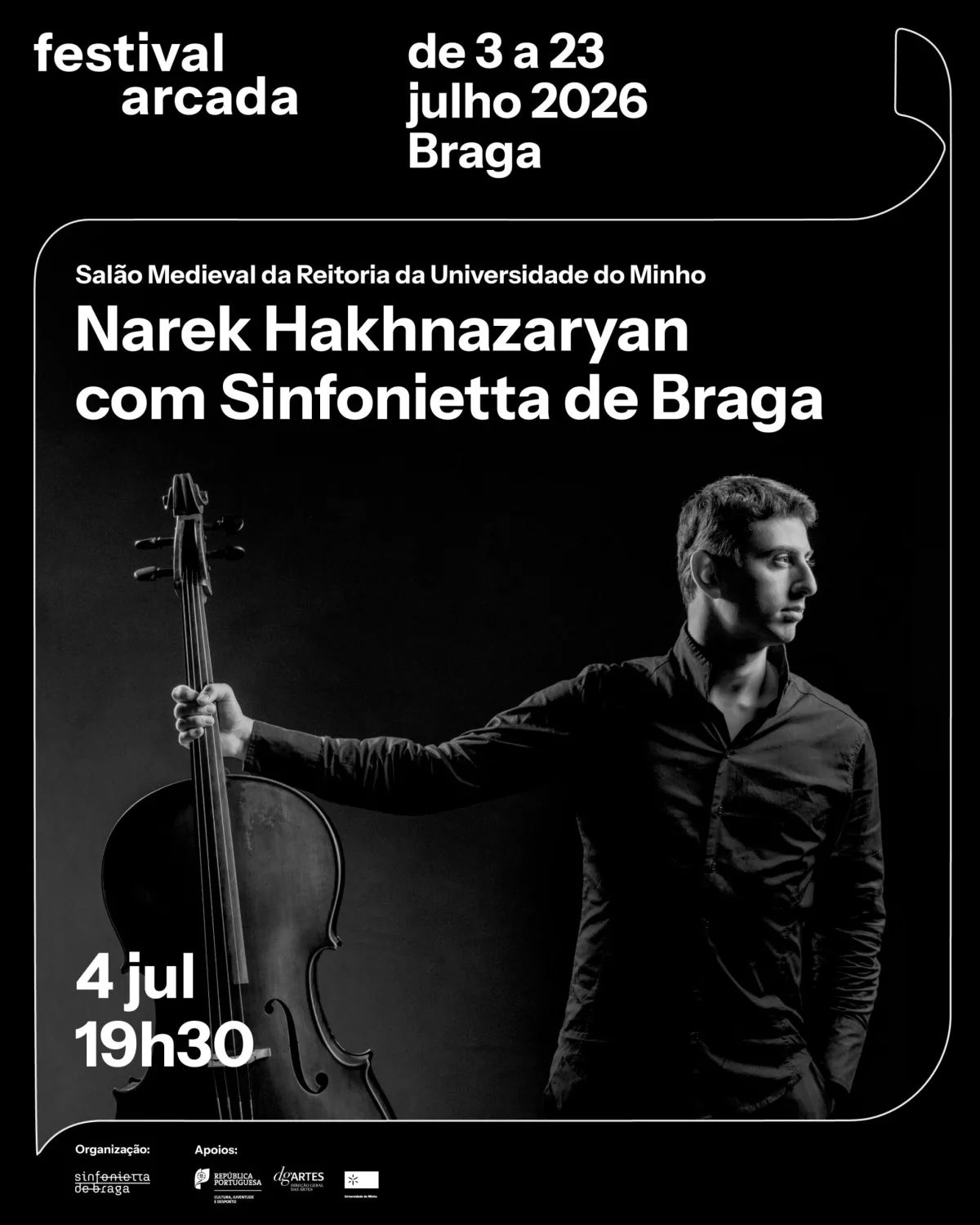 Narek Hakhnazaryan e Sinfonietta de Braga